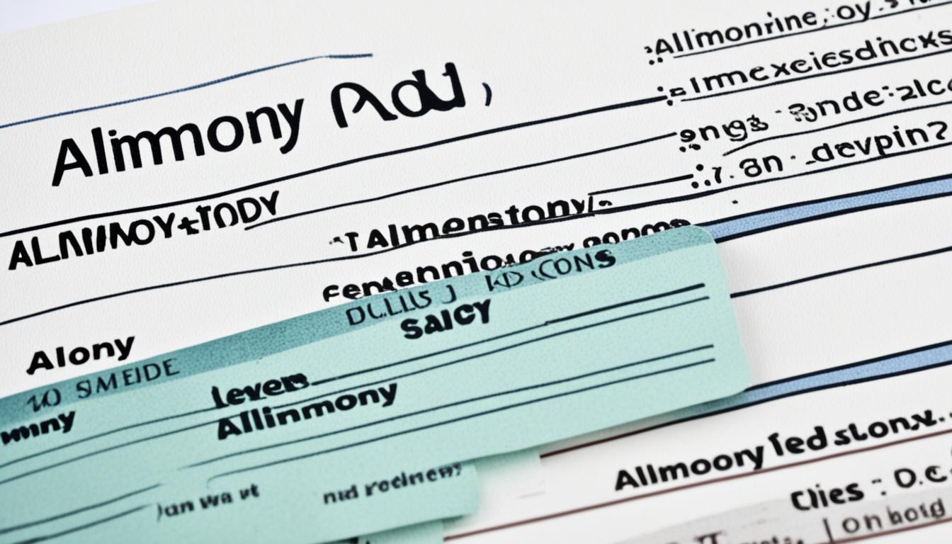 alimony tax deduction