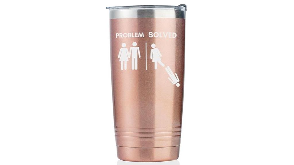 rose gold tumbler gift