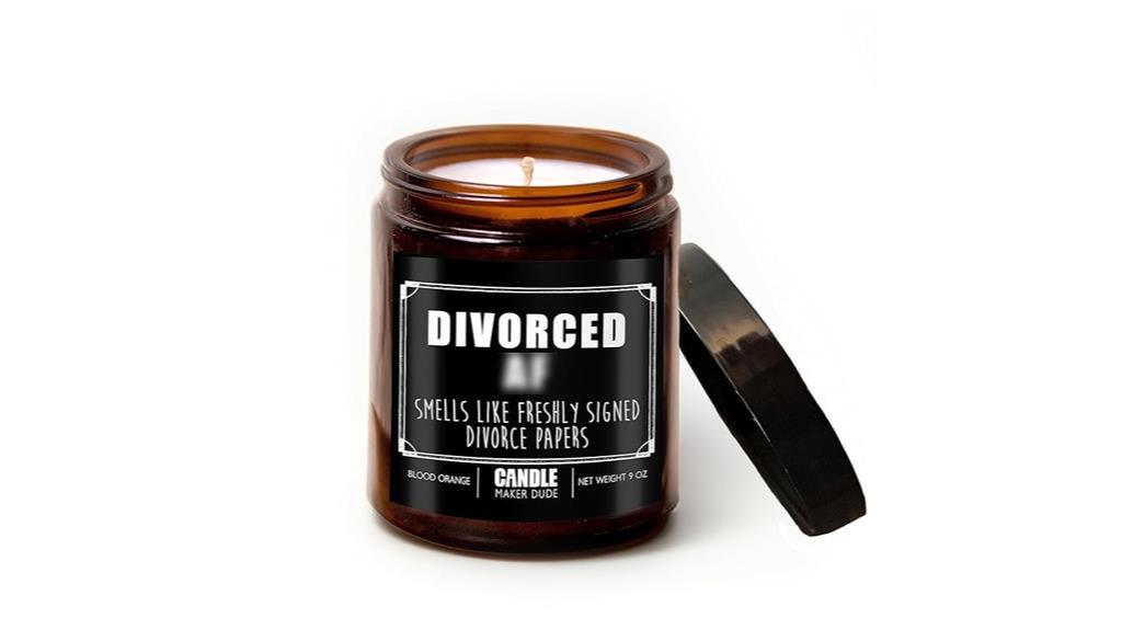 scented candle for divorce
