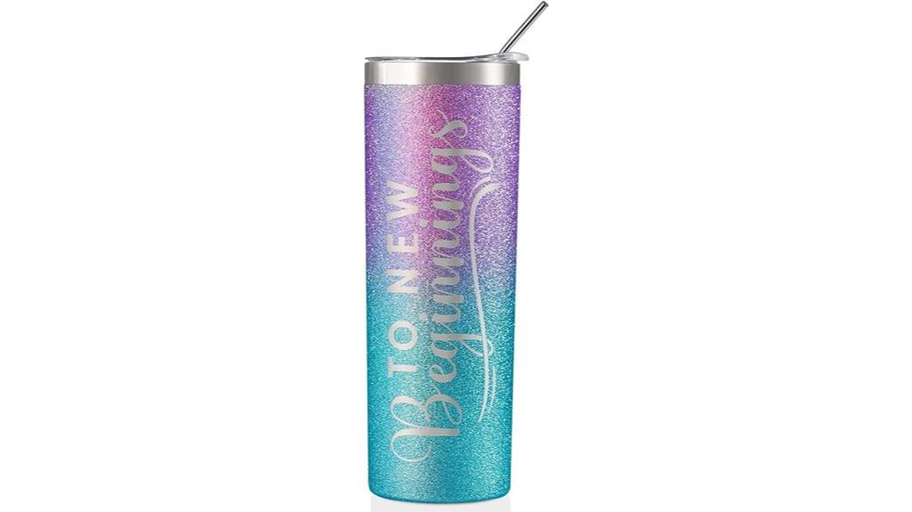 stainless steel skinny tumbler