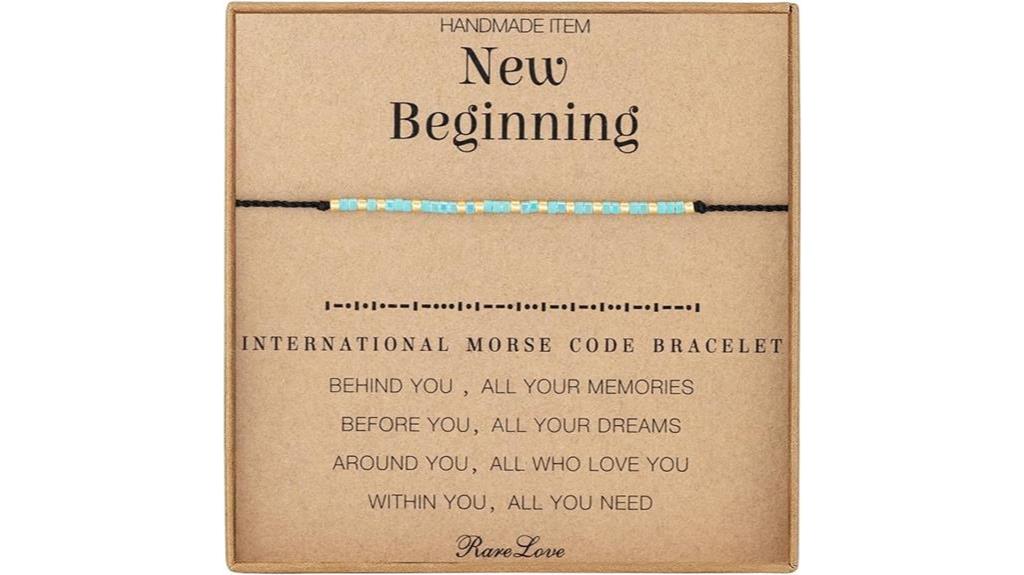 stylish morse code bracelet
