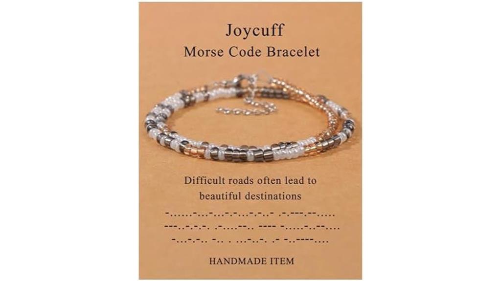 stylish morse code bracelets