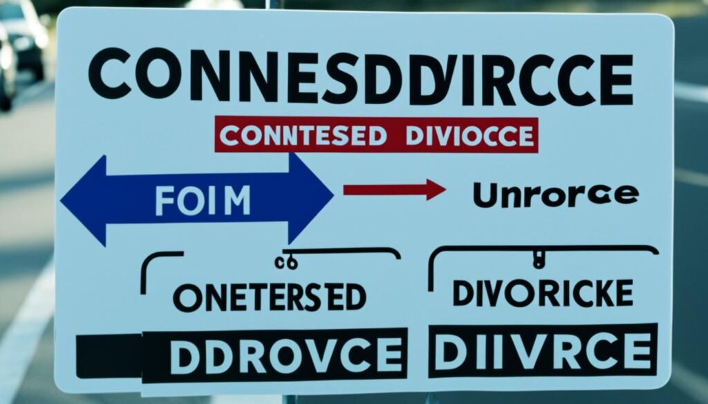 types of divorce in texas