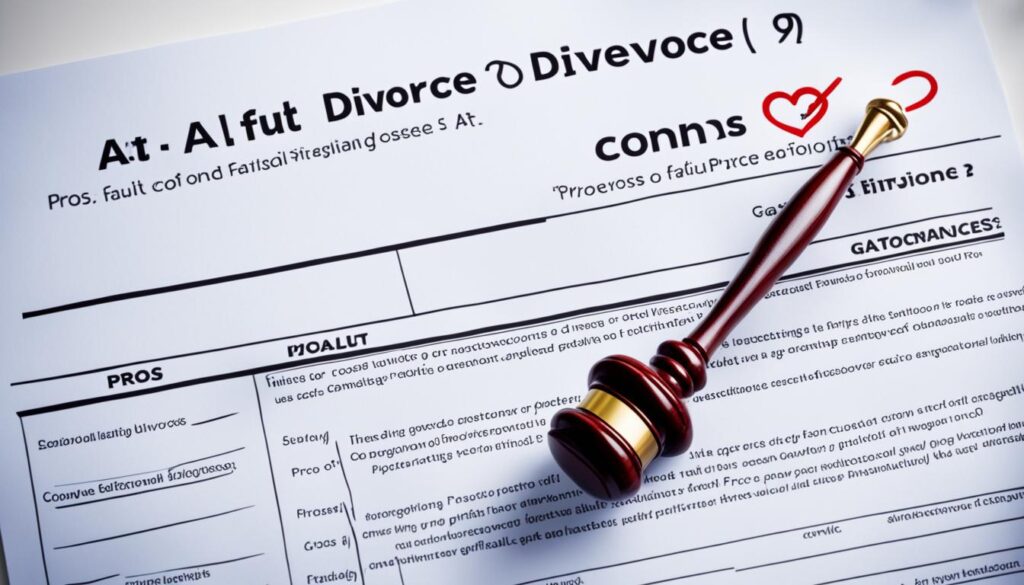 Pros and cons of at-fault divorce