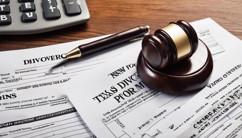 divorce forms in texas