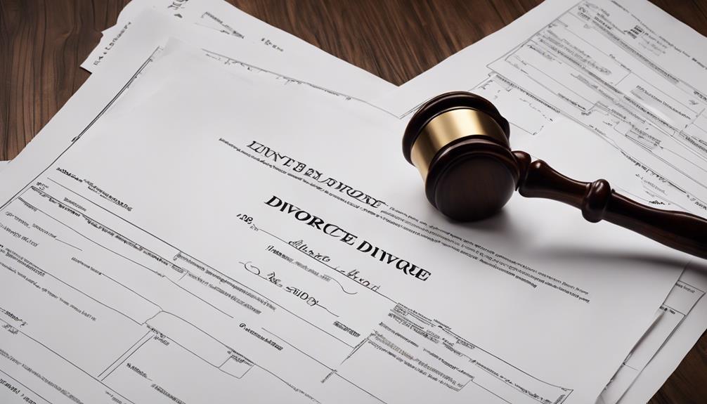 legal process for divorce