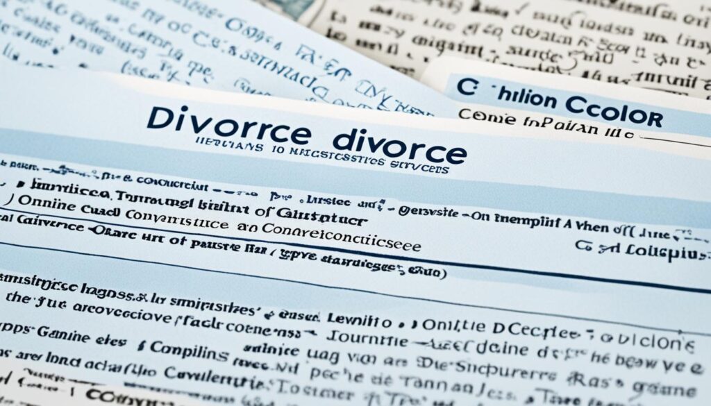 online marriage dissolution services