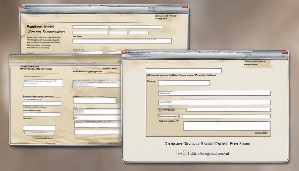 online divorce service registration