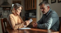 discussing divorce with spouse
