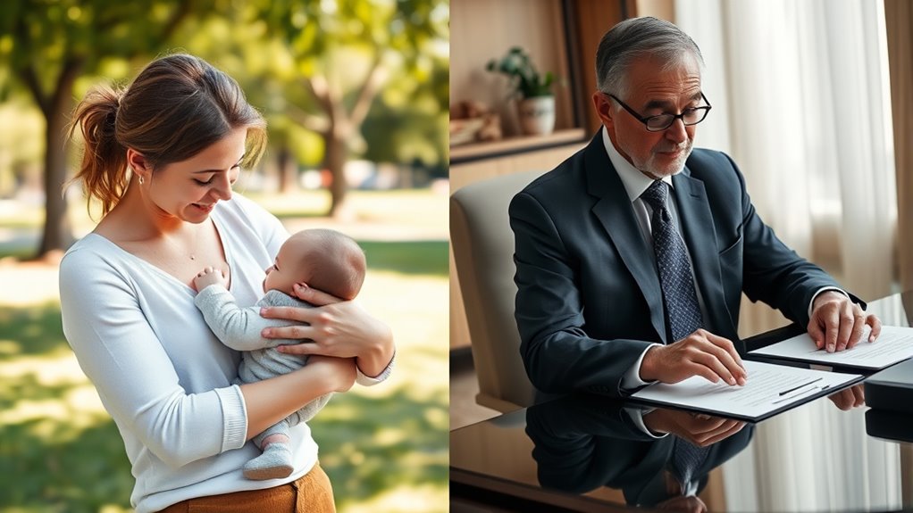 financial support legal distinctions