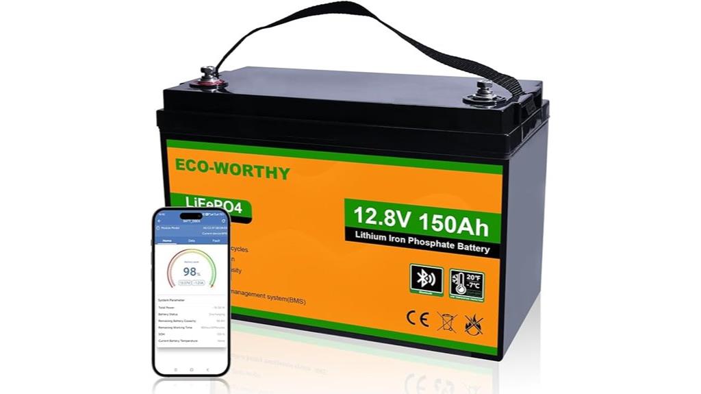 12v 150ah bluetooth lithium