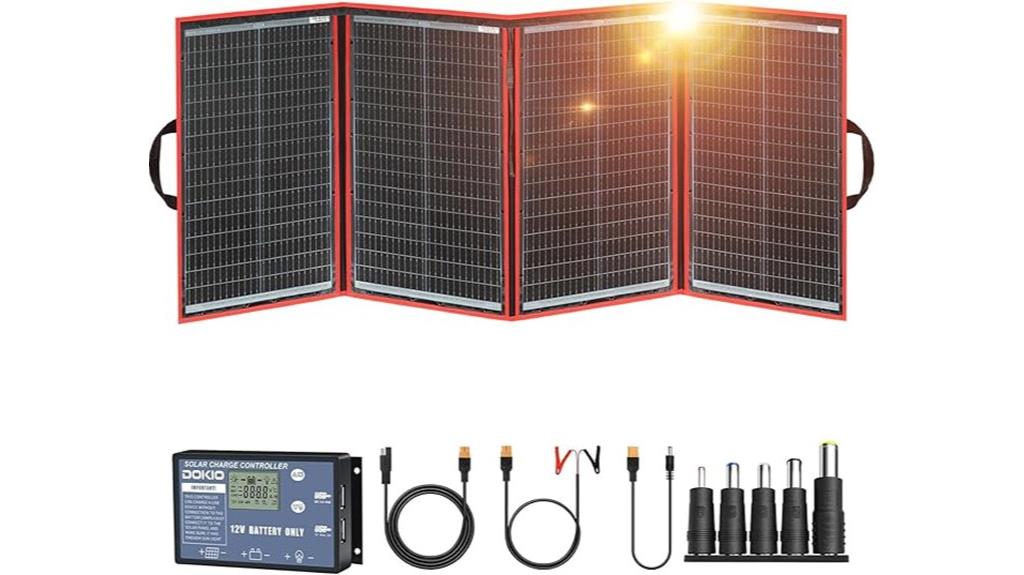 200w portable foldable solar