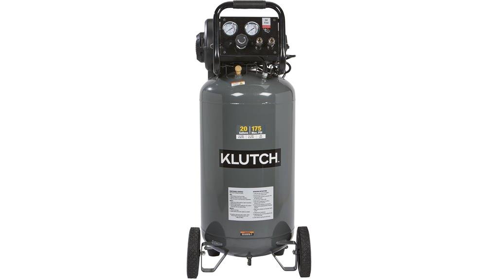 20 gallon 2hp air compressor