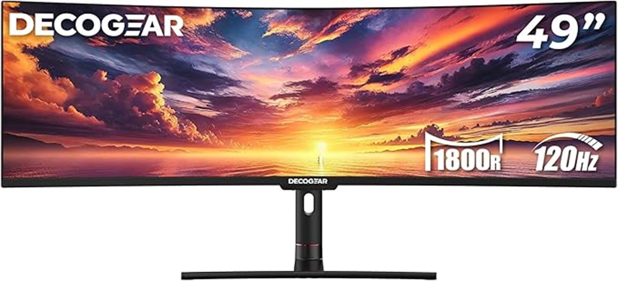 49 inch curved ultrawide monitor
