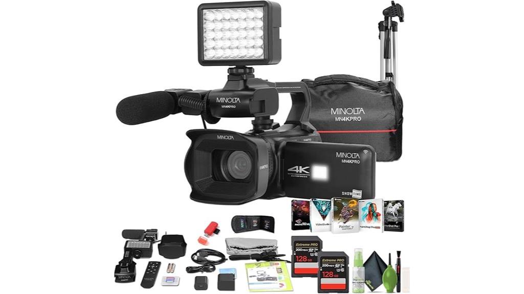 4k 60fps professional camcorder