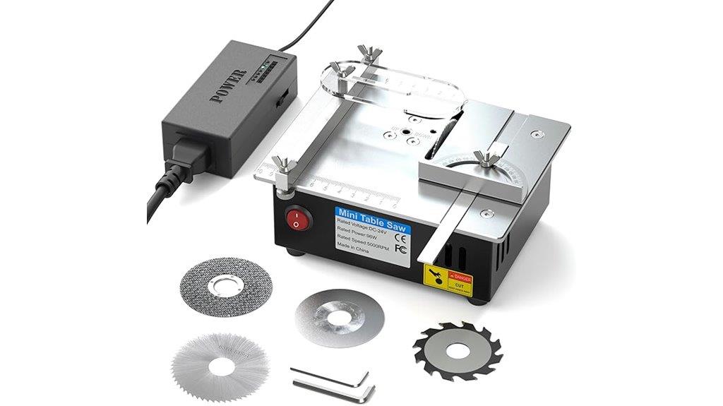 adjustable mini table saw