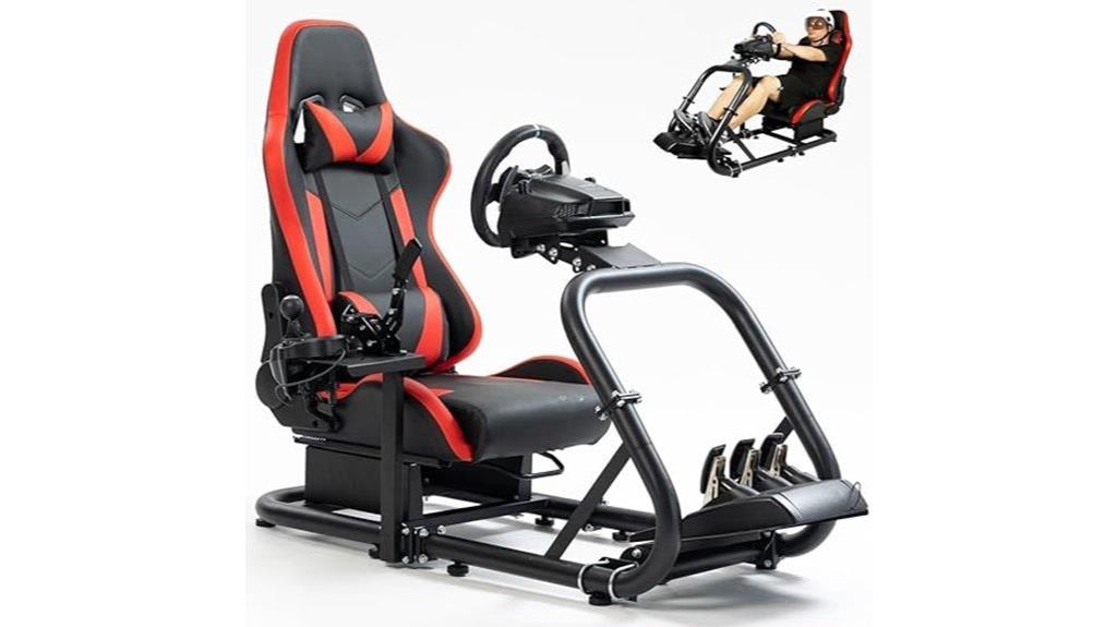 adjustable racing cockpit stand
