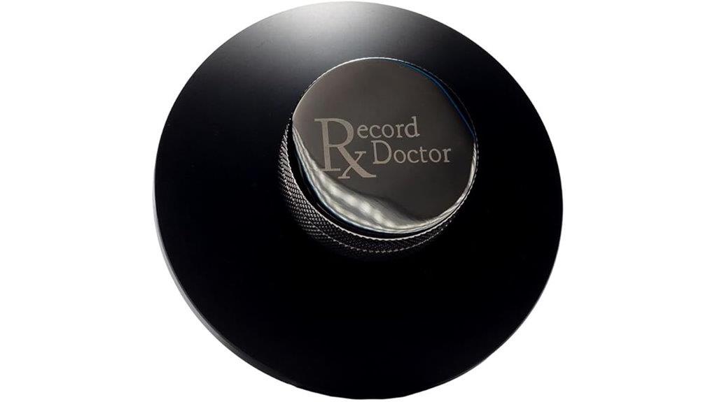 black chrome turntable clamp