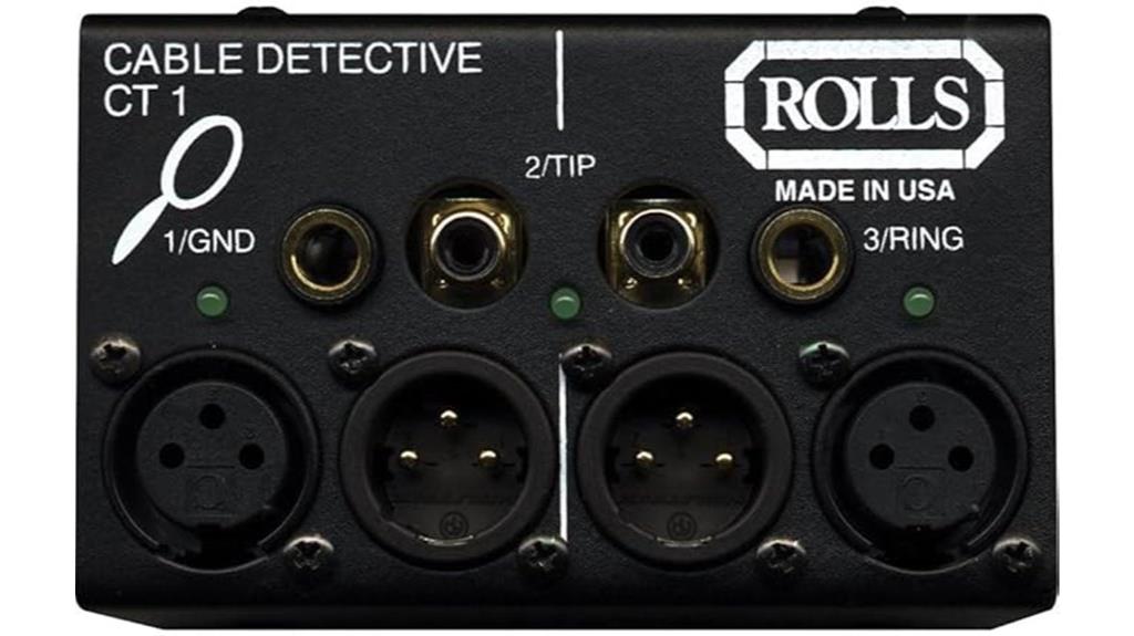 black studio monitor roll