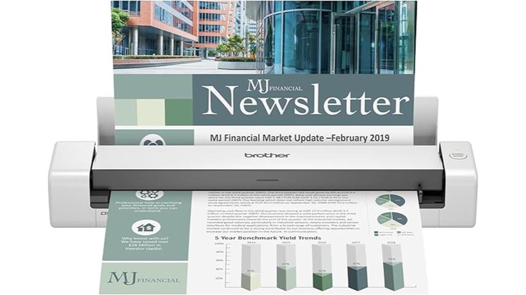 compact duplex mobile scanner