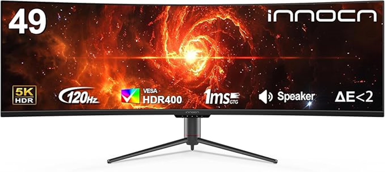 curved ultrawide monitor specifications