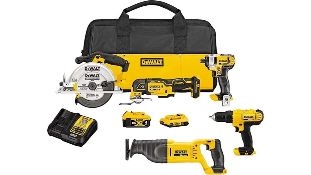 dewalt 5 tool combo kit