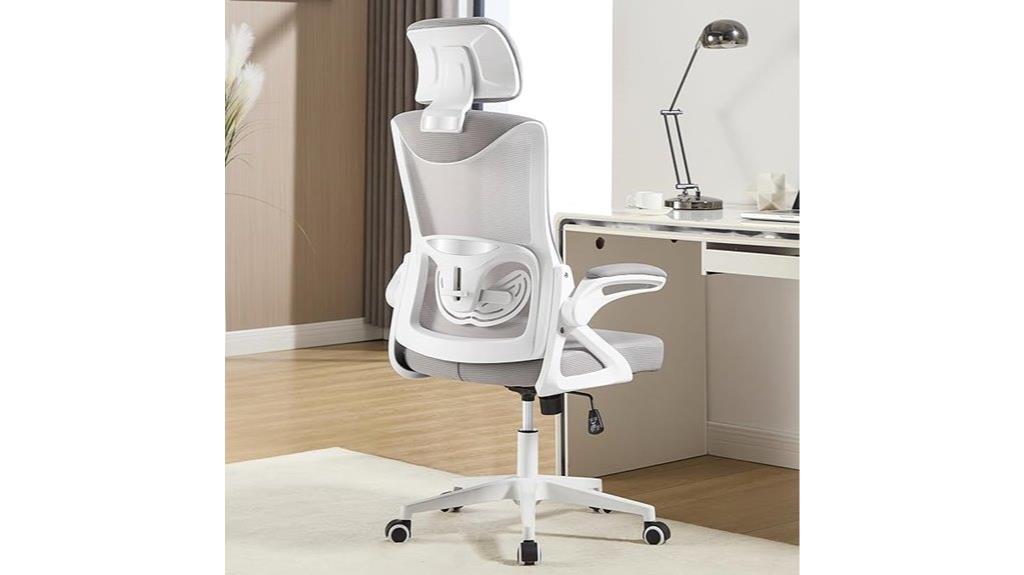 ergonomic lumbar tilt chair