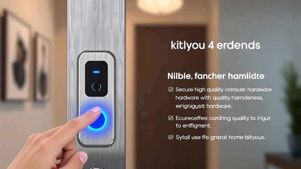 fingerprint lock features