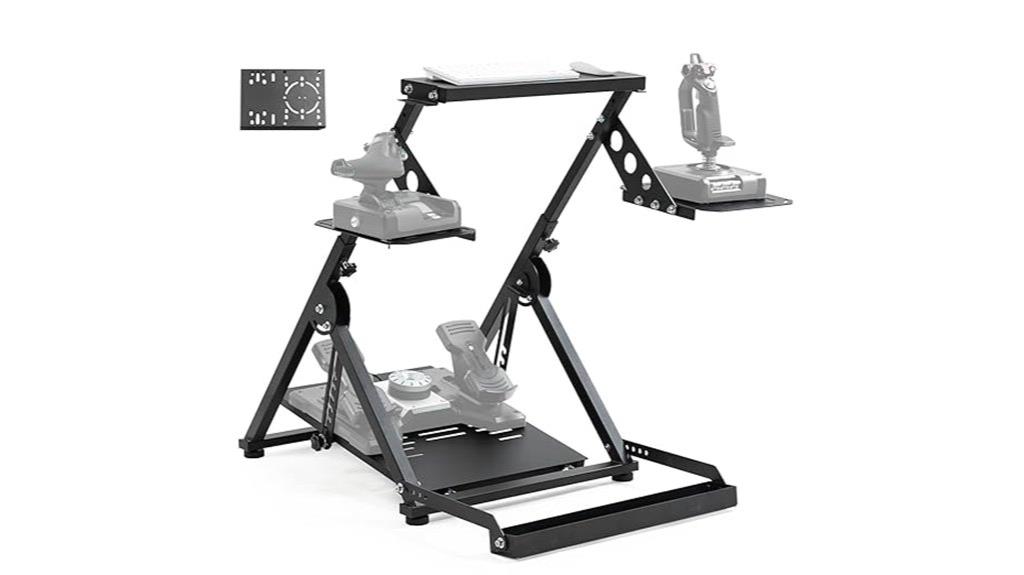 foldable cockpit with adjustable mount