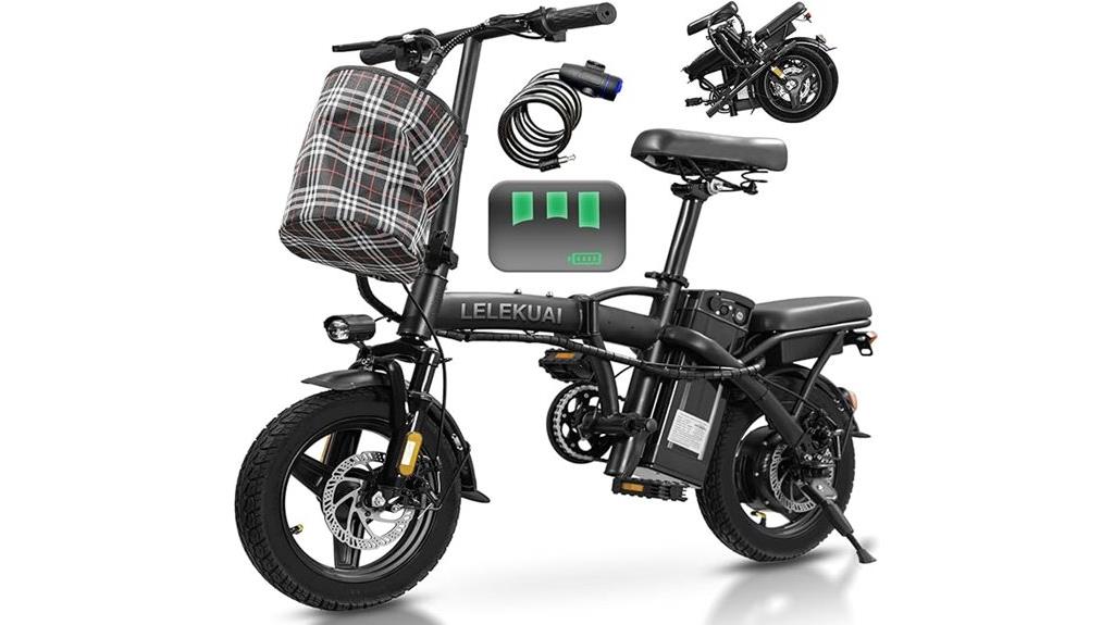 foldable electric bike for adults