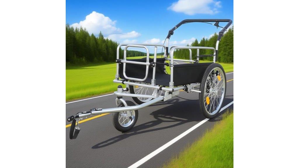 heavy duty e bike cargo trailer