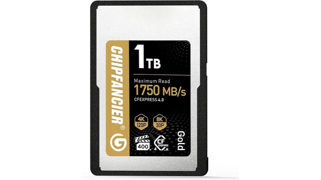 high capacity card for video