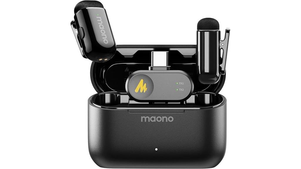 mini wireless lavalier microphone