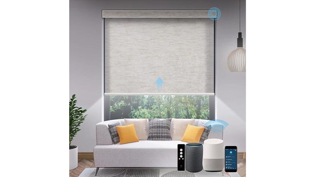 motorized light filtering shades