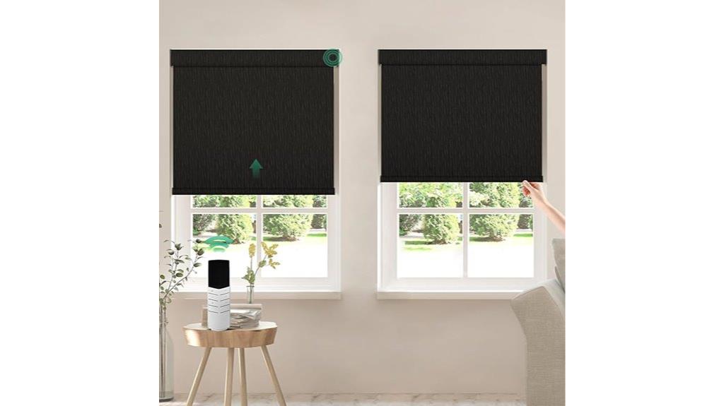 motorized shades with dual control