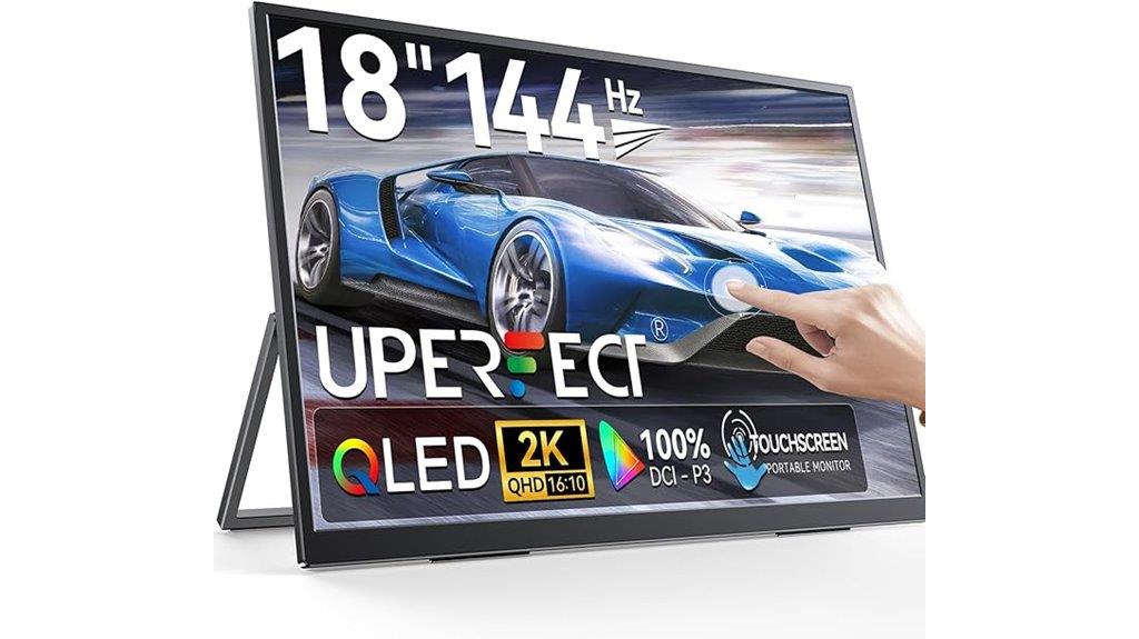 portable 2k touchscreen monitor