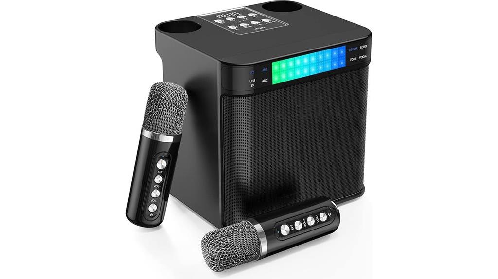portable karaoke machine bundle