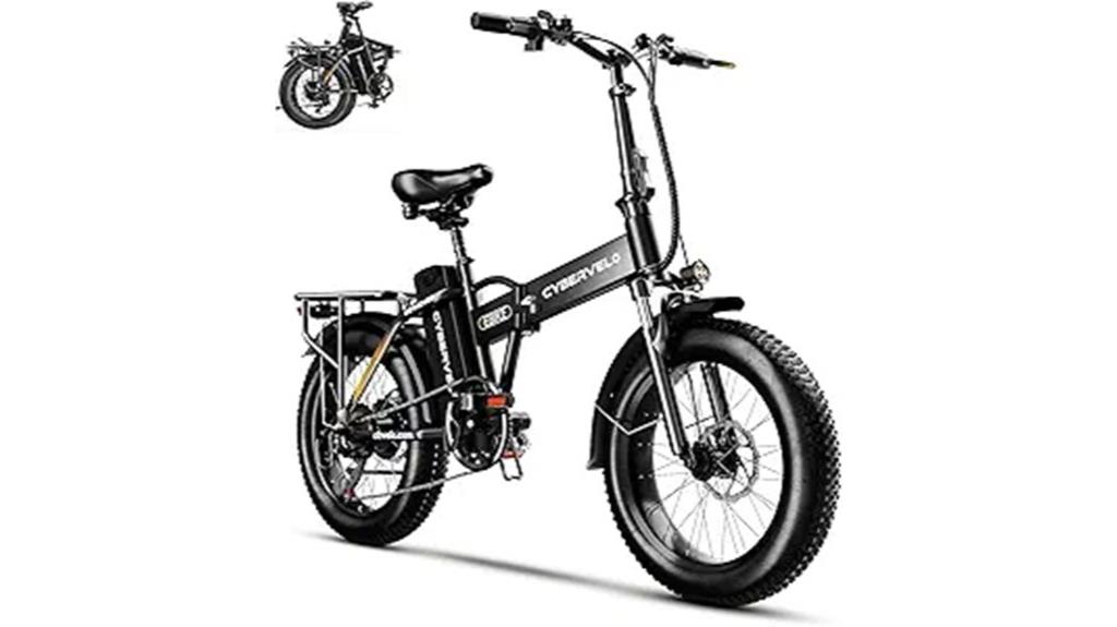 powerful foldable e bike
