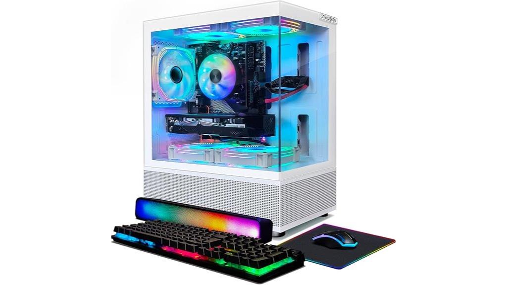 powerful gaming desktop setup