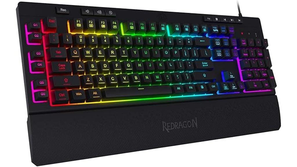 rgb gaming keyboard with macro
