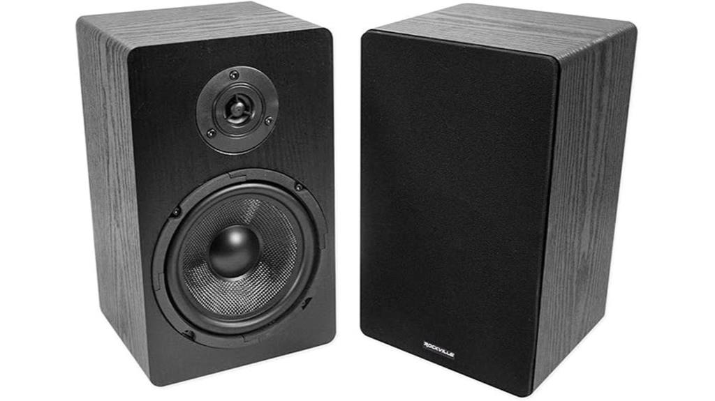 rockville 68b bookshelf speakers
