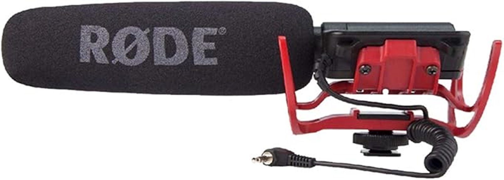 shotgun microphone with shock mount