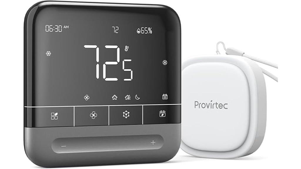 smart thermostat with sensor
