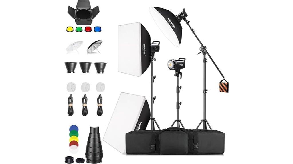 studio photography softbox kit