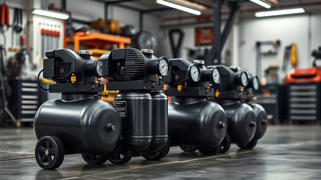 top garage air compressors