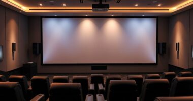 top motorized projector screens
