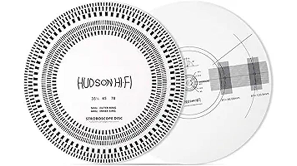 turntable strobe disc mat