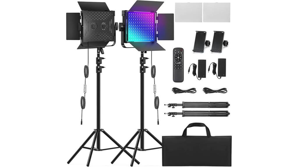 two led studio lights