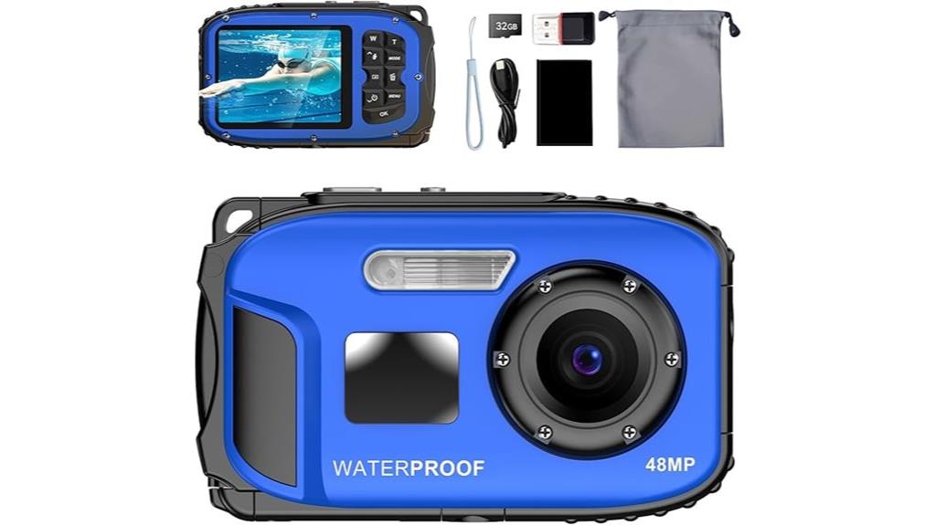 waterproof 48mp digital camera