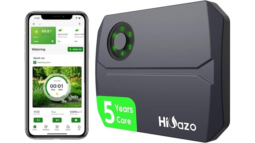 wifi app controlled sprinkler
